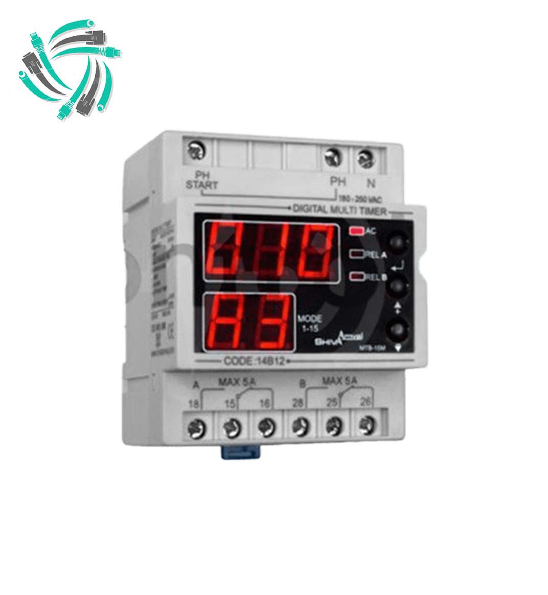 تایمر همه کاره مولتی تایمر شیوا امواج کد 14B12