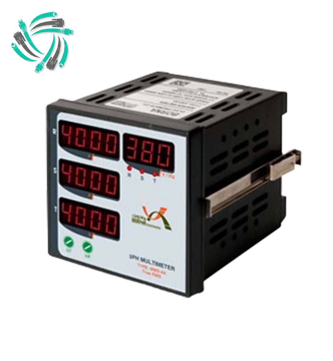 مولتی متر سه فاز چهار نمایشگر 9696 MM3-4A برنا الکترونیک